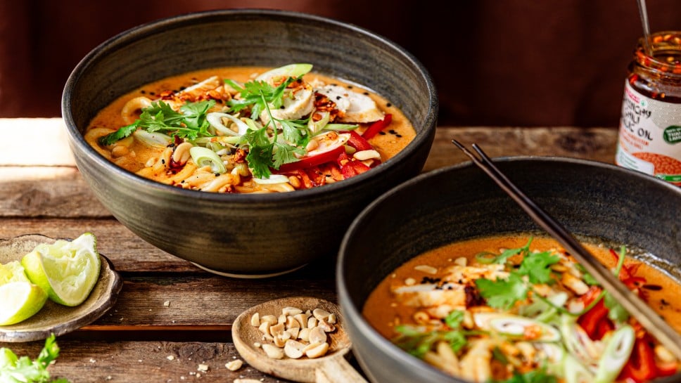 Spicy Peanut Butter Ramen mit Chicken