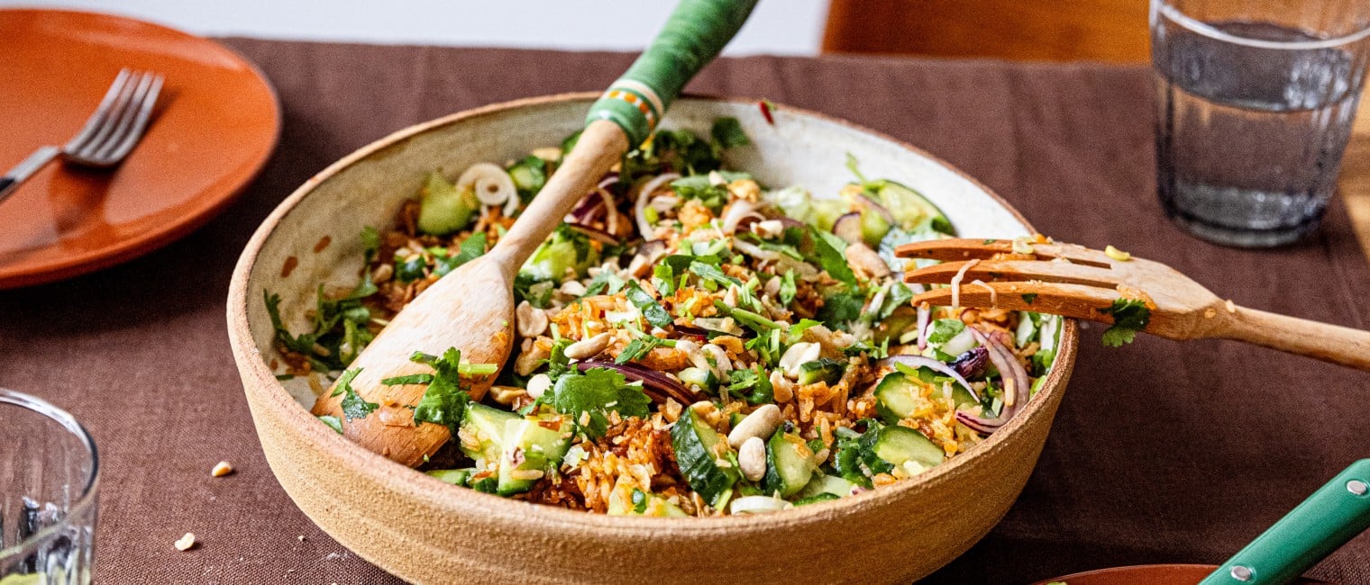 Crispy Rice Salad