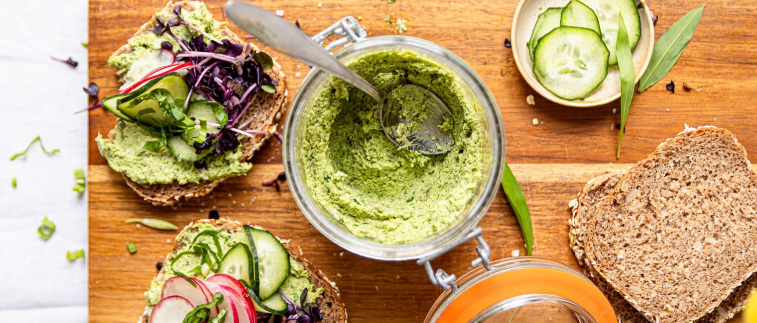 veganer Bärlauchaufstrich