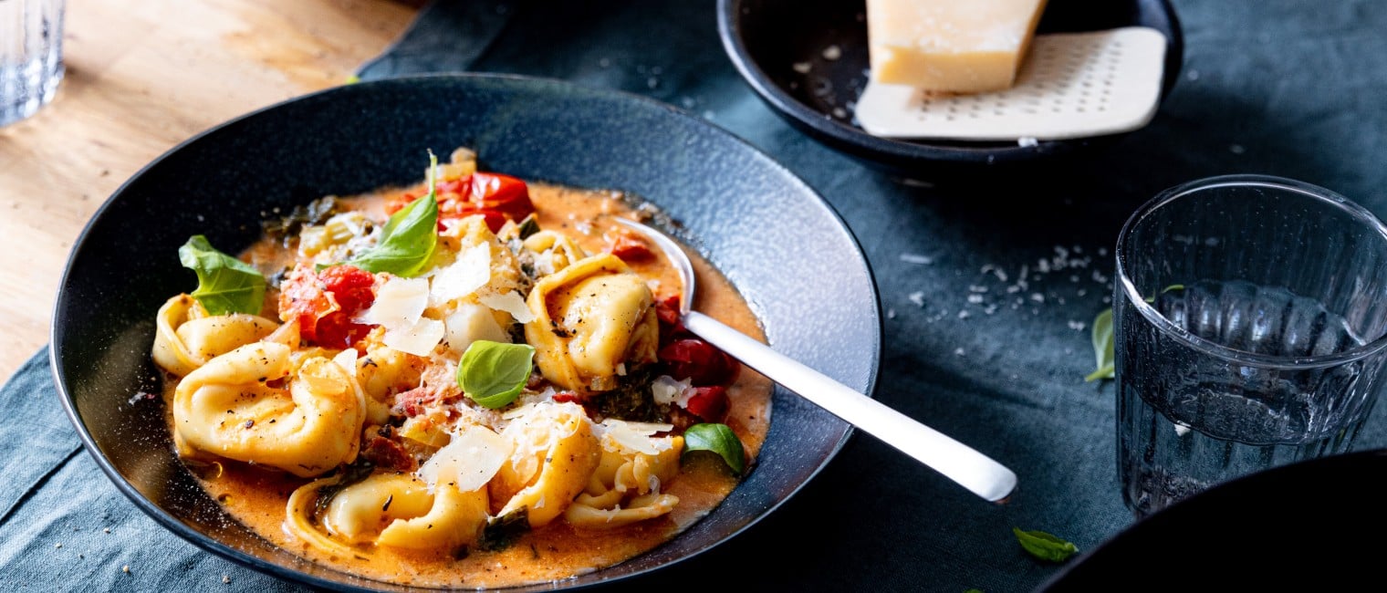 Schnelle Tortellini-Suppe