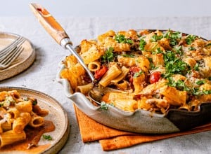 Nudelauflauf mit Faschiertem