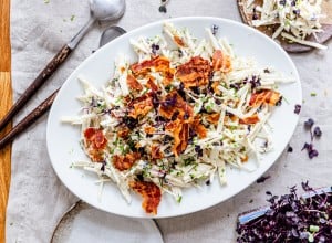 Selleriesalat mit crispy Pancetta