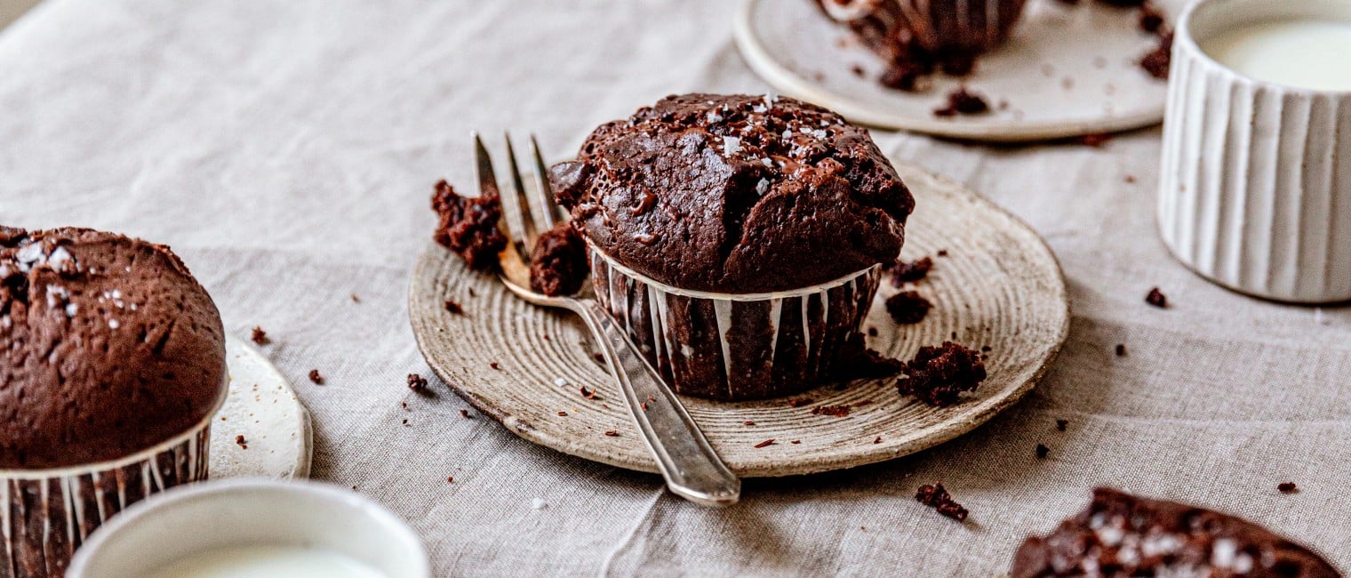 Schnelle Schokomuffins