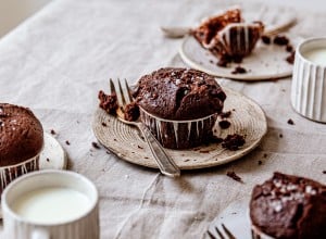 Schnelle Schokomuffins