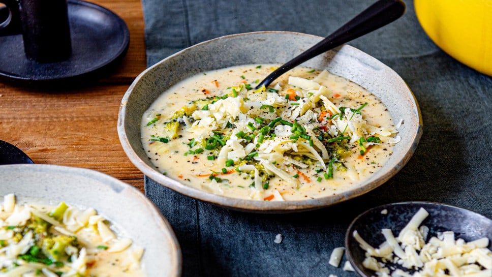 Brokkoli Cheddar Suppe