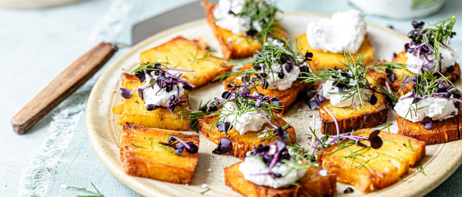 Knusprige Thousand Layer Kartoffelbites