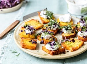Knusprige Thousand Layer Kartoffelbites