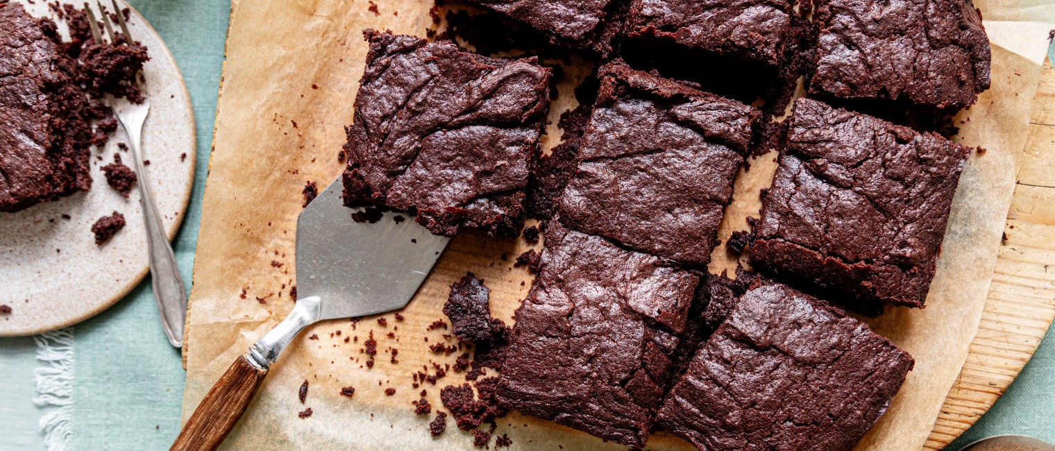 saftige vegane Brownies