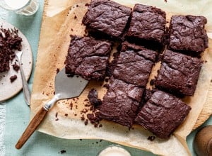 saftige vegane Brownies