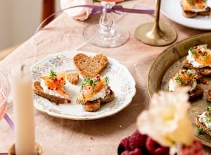 Crostini mit Graved Lachs