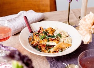Saftiges Marry-Me-Chicken mit Couscous