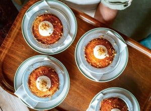 Knafeh mit Ricotta, Mozzarella und Mascarpone