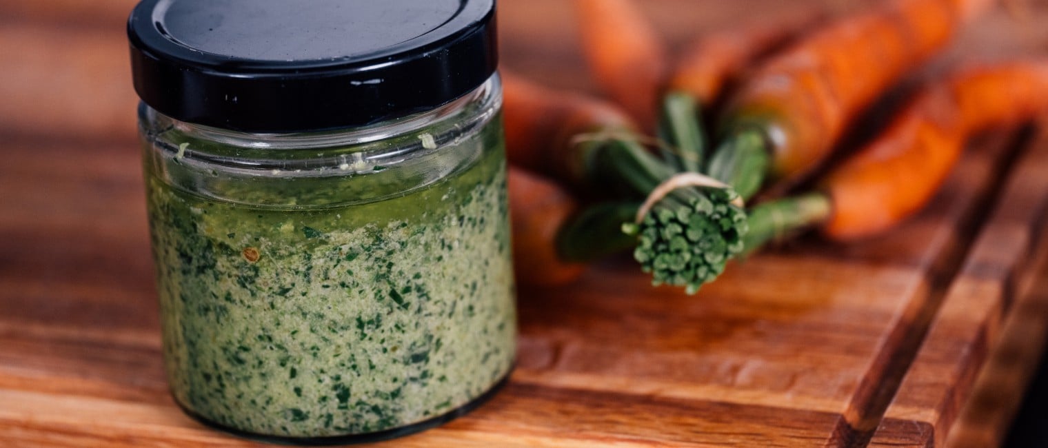 SPAR Mahlzeit Karottengrünpesto