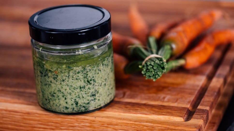 SPAR Mahlzeit Karottengrünpesto