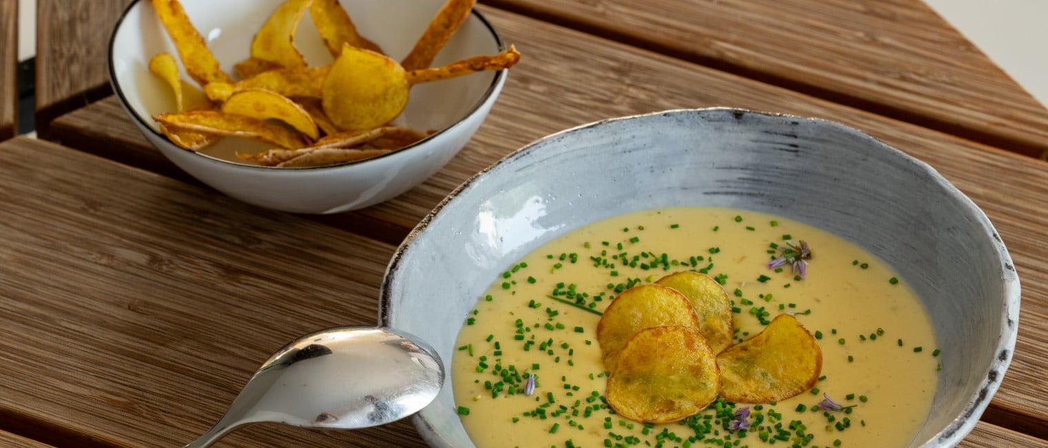 Erdäpfelsuppe