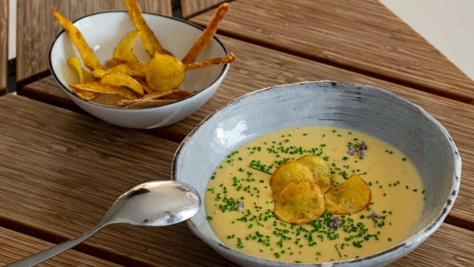 Erdäpfelsuppe