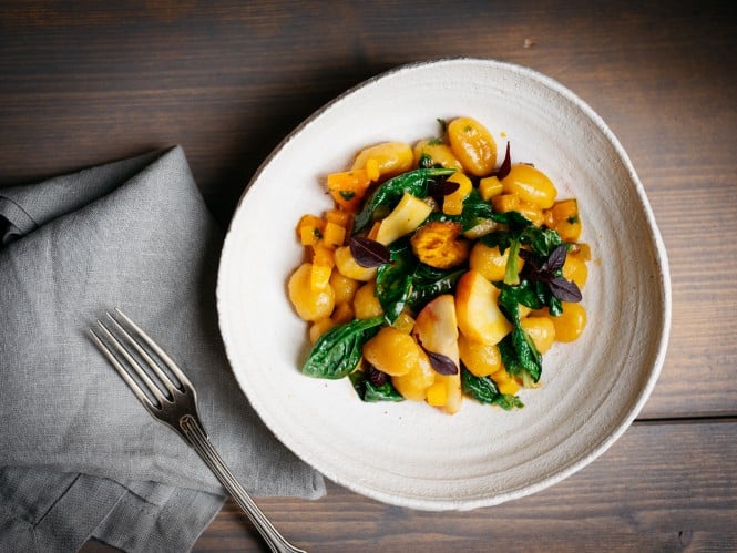 Gnocchi mit Kürbis und Apfel 