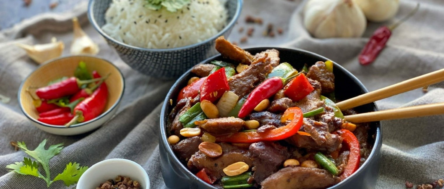 SPAR Mahlzeit Veganes Kung Pao Chicken