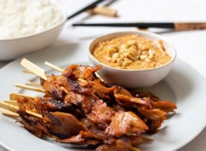 SPAR Mahlzeit Vegane Satay Spieße