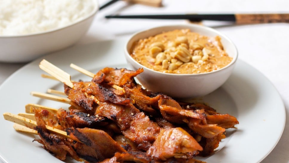 SPAR Mahlzeit Vegane Satay Spieße