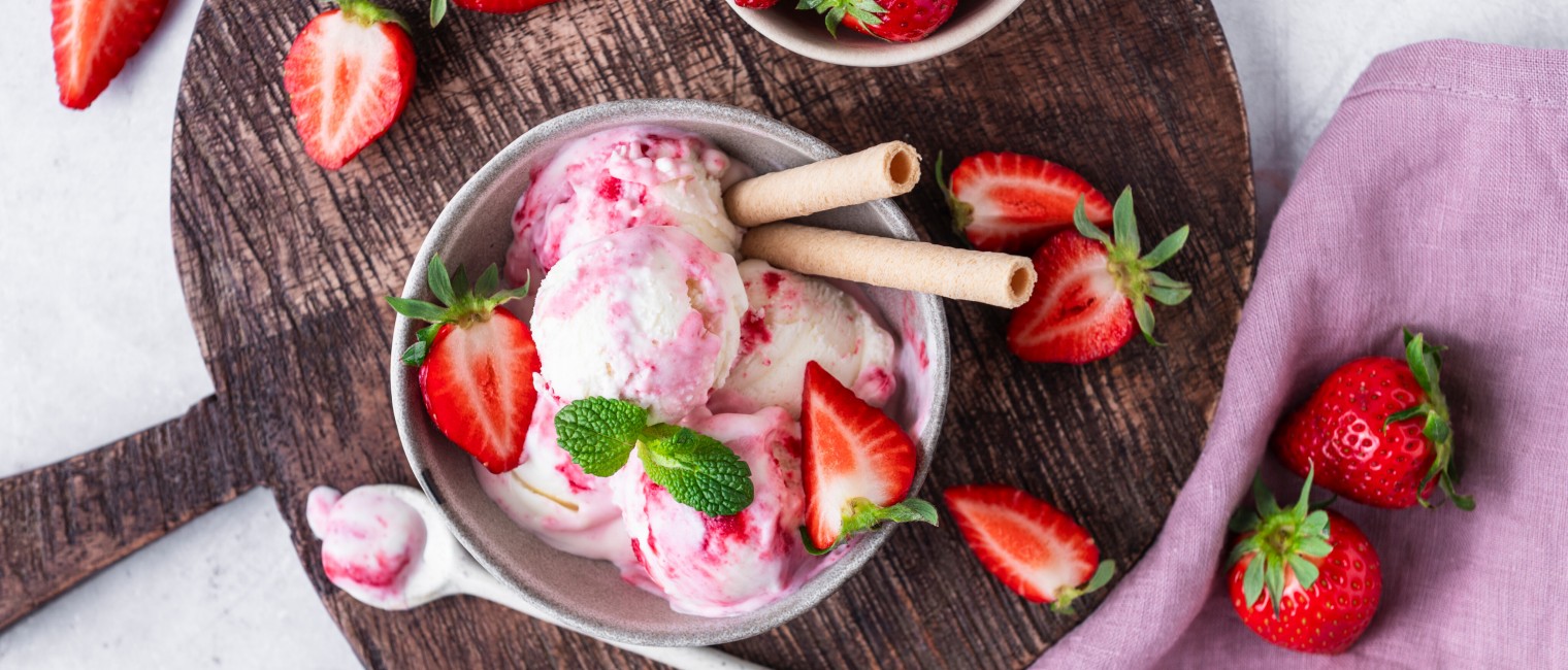 SPAR Mahlzeit! Erdbeer Skyr Eis
