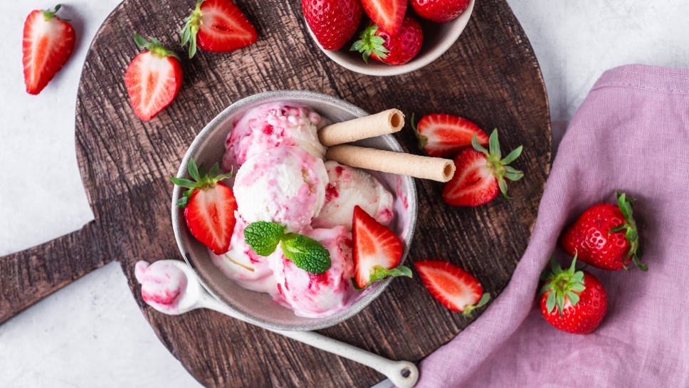 SPAR Mahlzeit! Erdbeer Skyr Eis