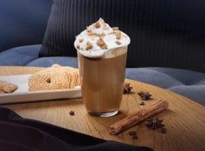 Weihnachtlicher Spekulatius Cappuccino