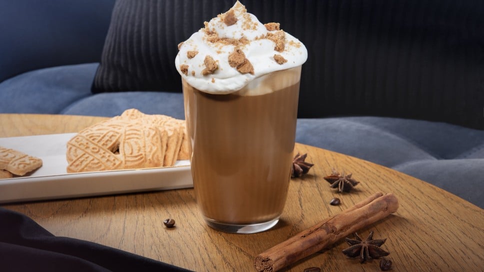 Weihnachtlicher Spekulatius Cappuccino