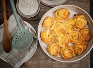 Rezeptbild von Dinkel-Topfen-Schnecken
