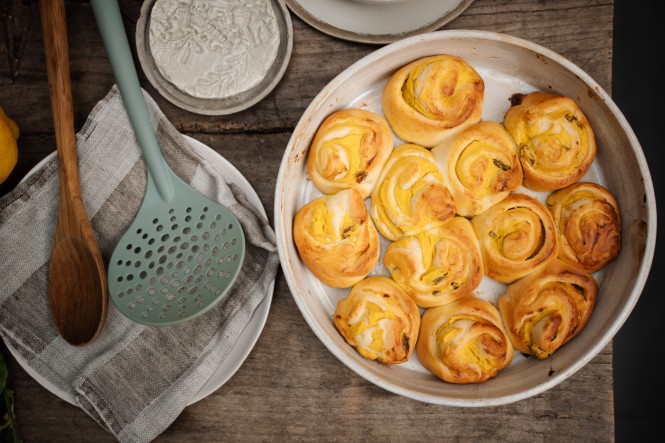 Rezeptbild von Dinkel-Topfen-Schnecken