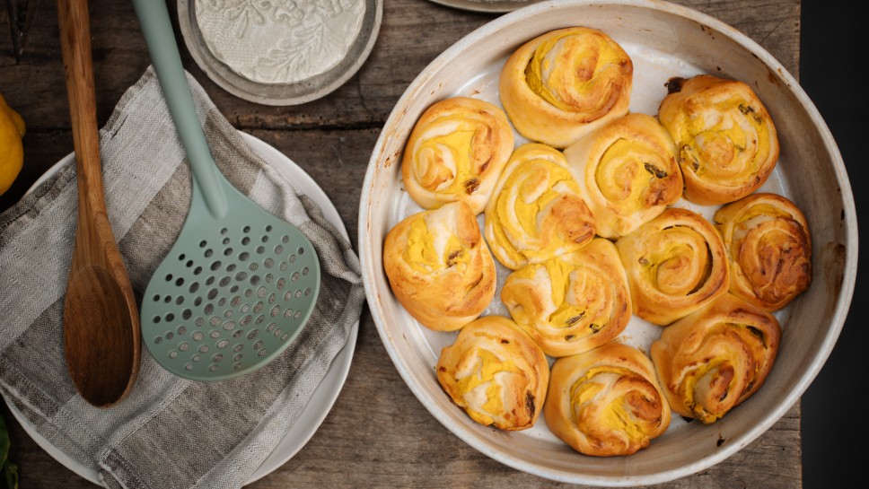 Rezeptbild von Dinkel-Topfen-Schnecken