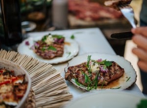 fertiges Steak vom Grill