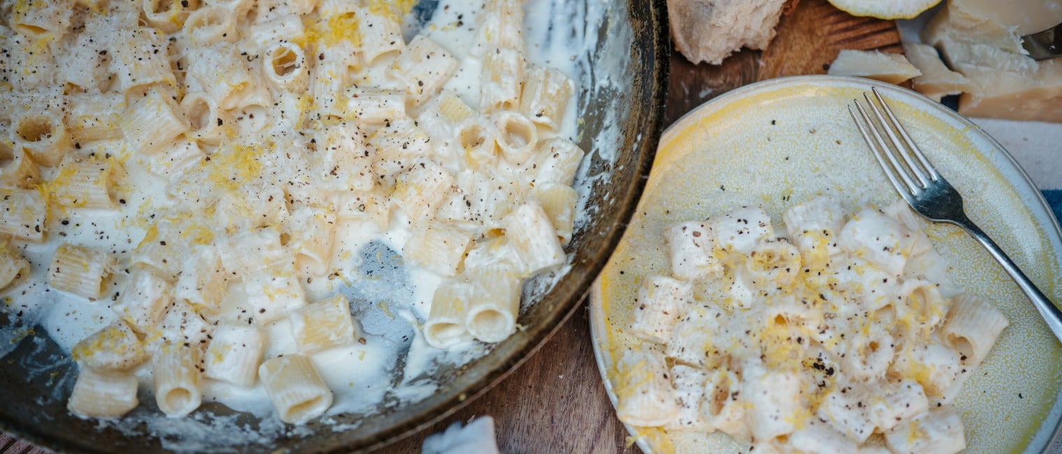 Zitronen Mascarpone Pasta