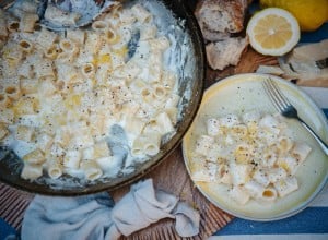 Zitronen Mascarpone Pasta