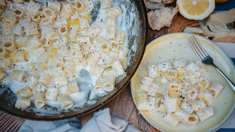 Zitronen Mascarpone Pasta