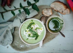 Grüne Gazpacho