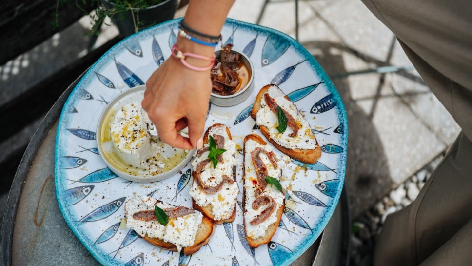 Crostini mit Sardelle & Zitrone