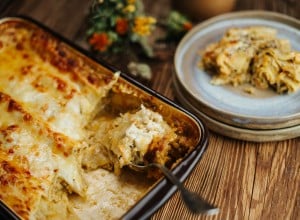 SPAR Mahlzeit Cremige Süßkartoffel-Kohlrabi-Lasagne