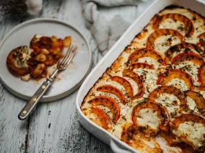 SPAR Mahlzeit Moussaka mit Rindfleisch und Kürbis-Gemüse