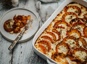 SPAR Mahlzeit Moussaka mit Rindfleisch und Kürbis-Gemüse