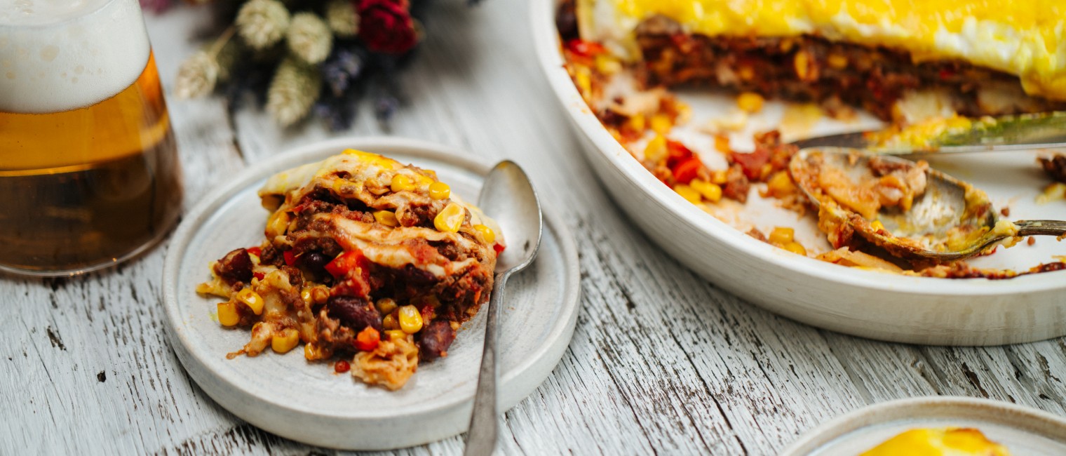 SPAR Mahlzeit Spicy Chilli-con-Carne Auflauf