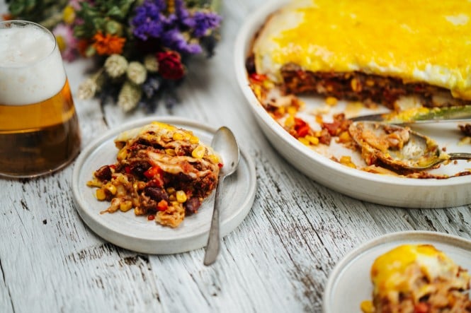 SPAR Mahlzeit Spicy Chilli-con-Carne Auflauf