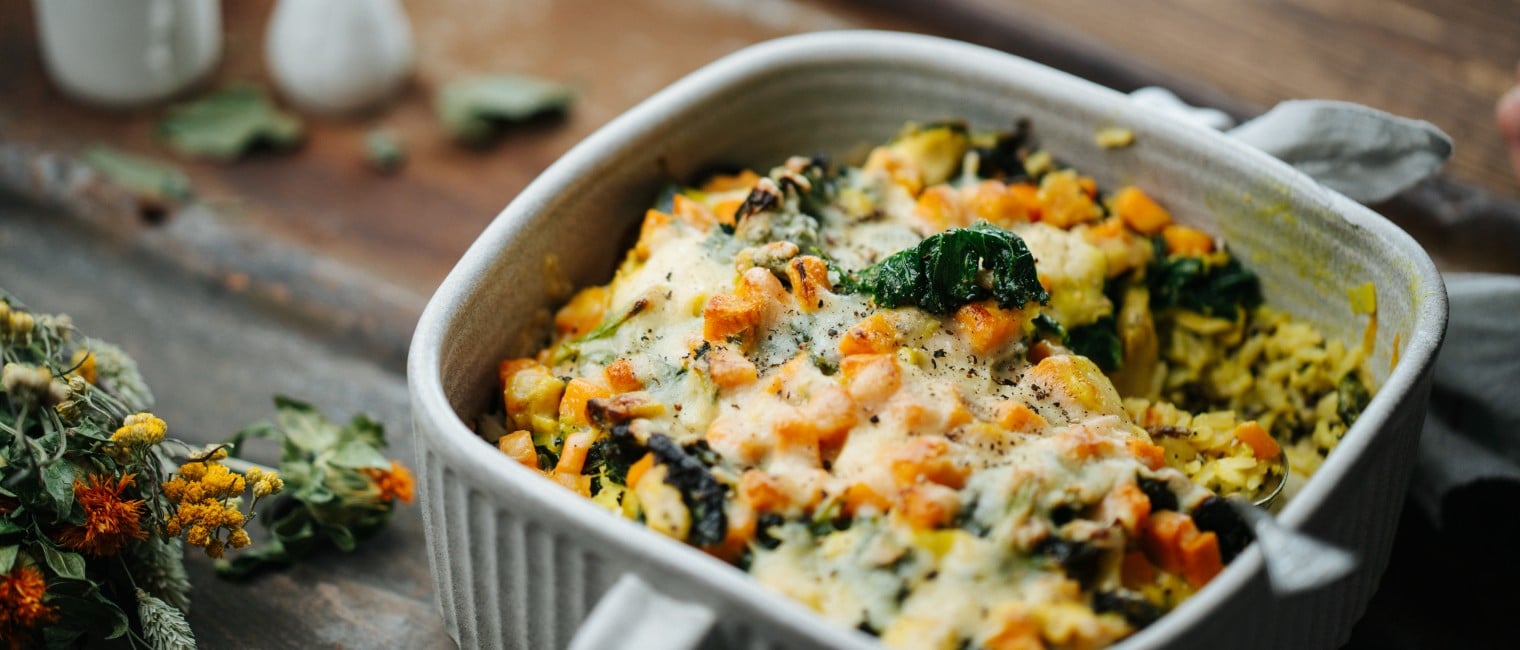 SPAR Mahlzeit Würziger Hühnchen-Grünkohl-Auflauf