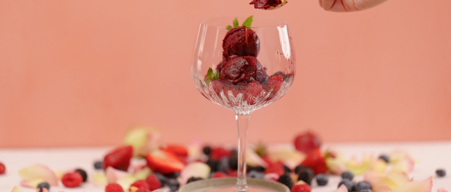 SPAR Mahlzeit Blitzschnelles Beerensorbet