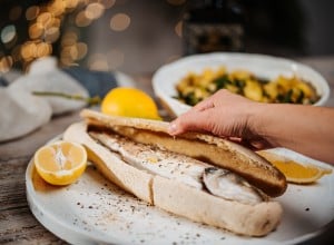 SPAR Mahlzeit Wolfsbarsch im Salzteig