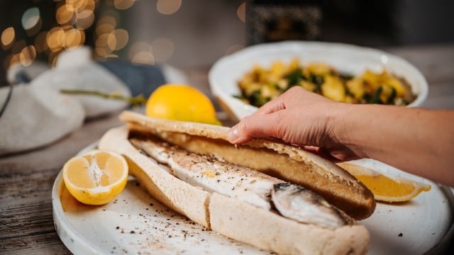 SPAR Mahlzeit Wolfsbarsch im Salzteig