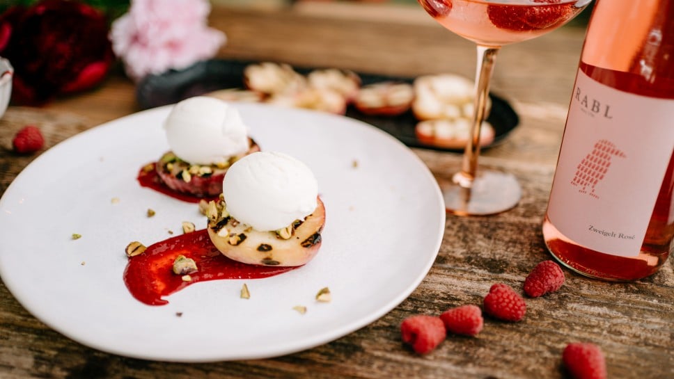 Gegrillter Pfirsich Melba » Rezept | SPAR Mahlzeit!
