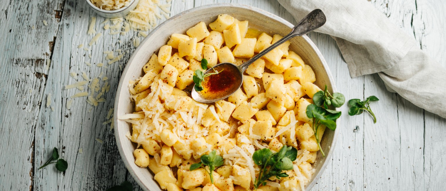 SPAR Mahlzeit Gnocchi mit Butter und Parmesan