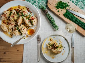 SPAR Mahlzeit Polentanudeln mit Gailtaler Speck und Almkäse