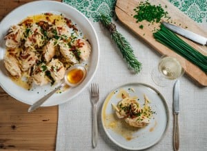 SPAR Mahlzeit Polentanudeln mit Gailtaler Speck und Almkäse